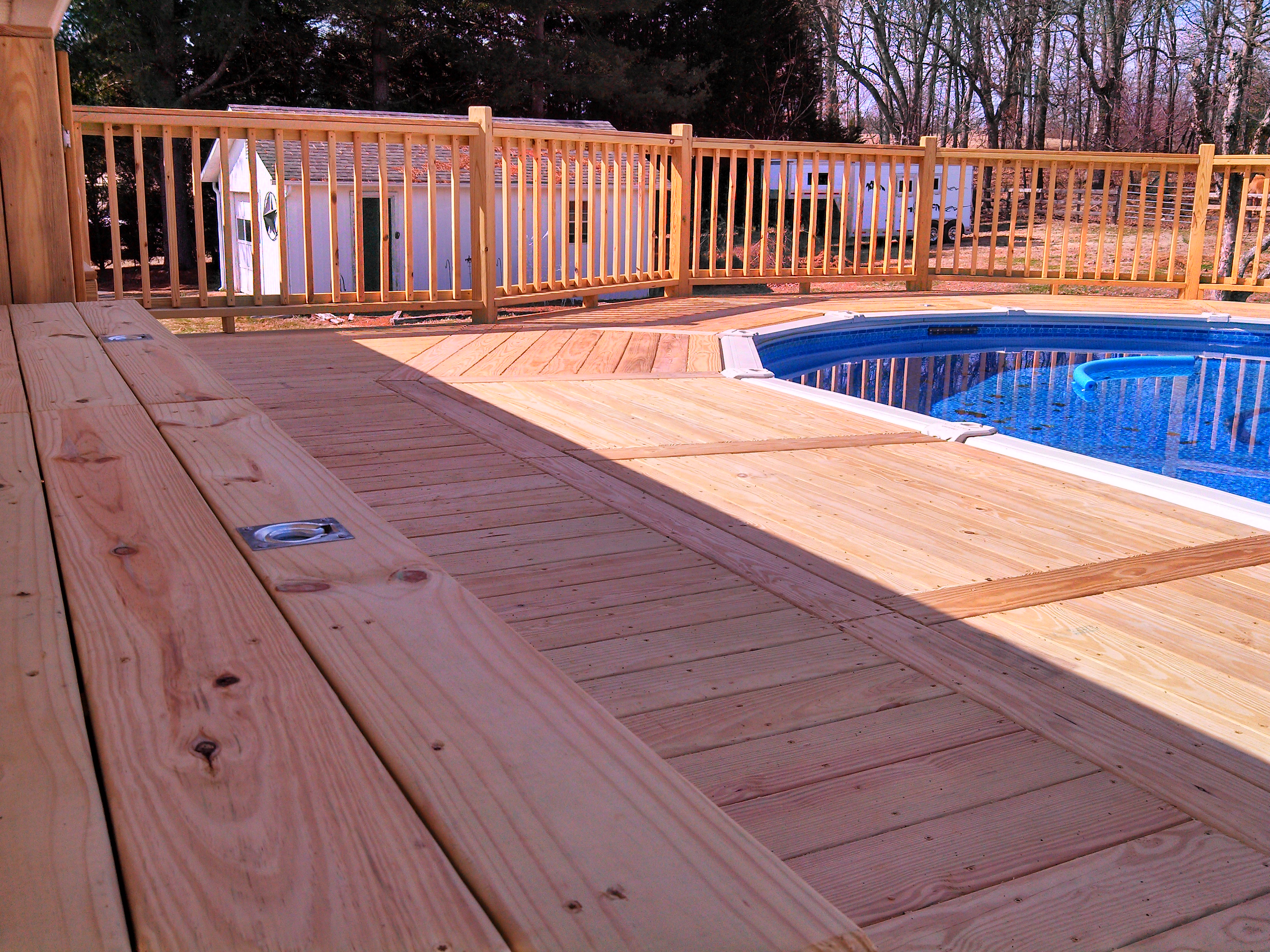 deck patterns and benches