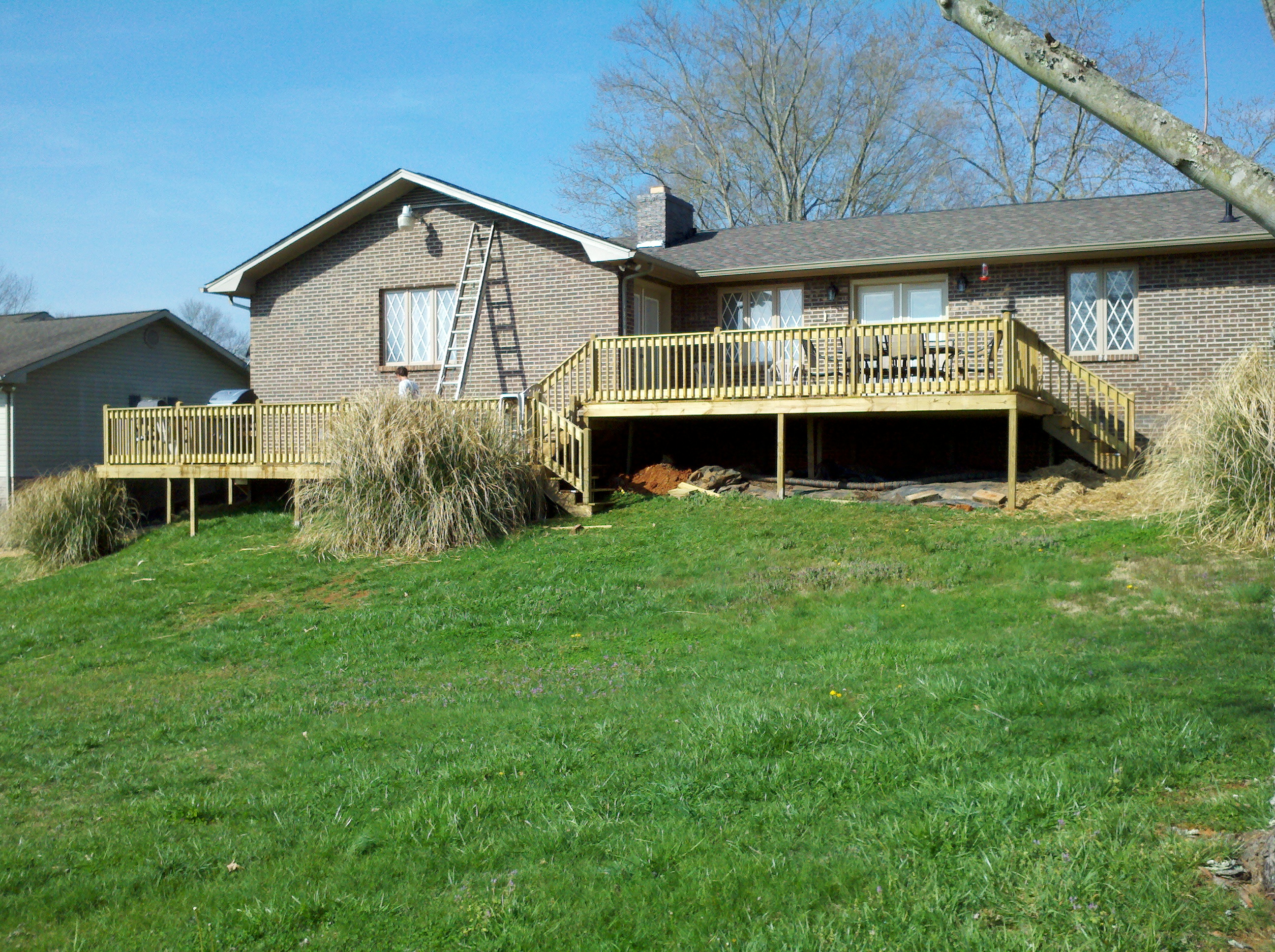 a finished picture of most of the deck