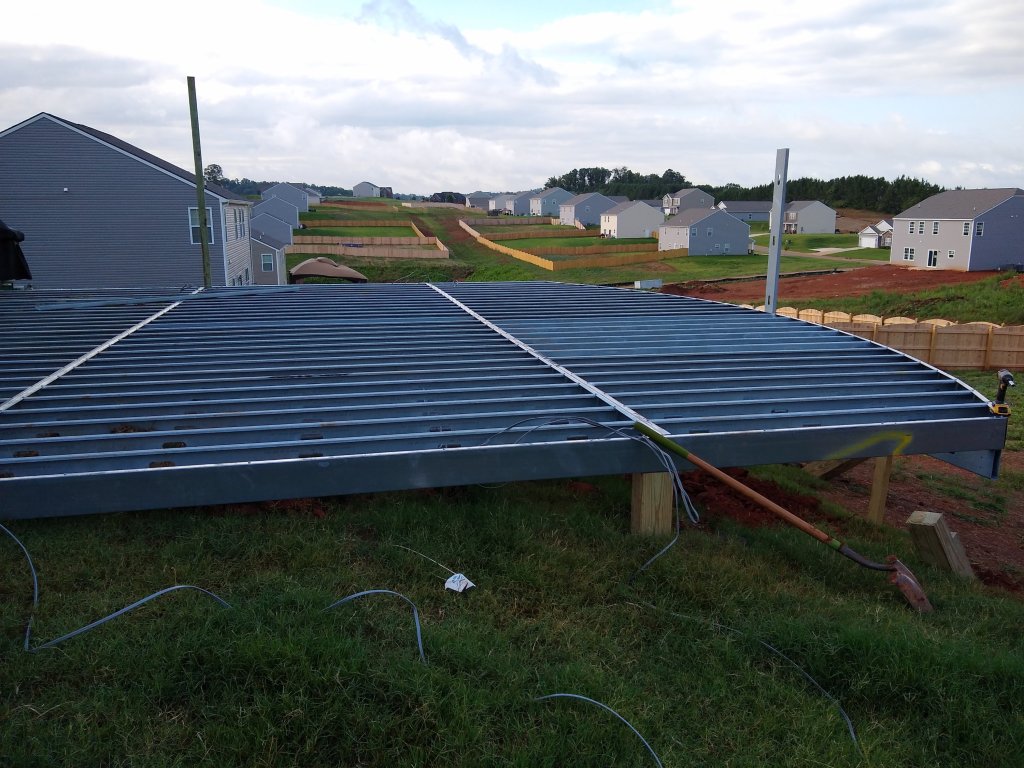 Deck builder steel joist