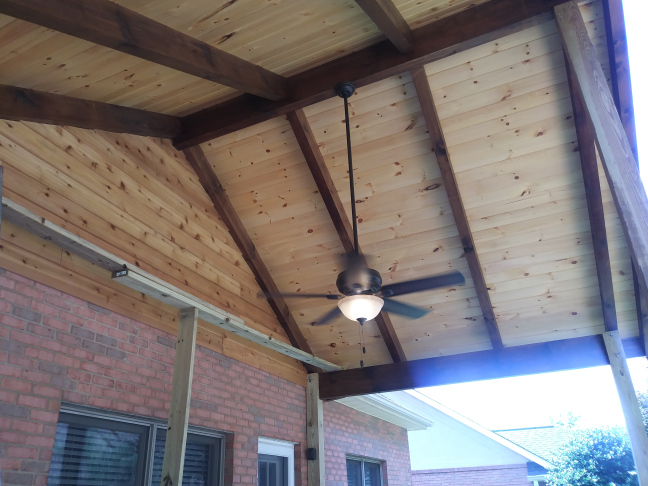 Tongue and groove ceiling