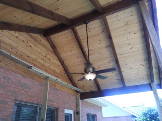 Tongue and groove ceiling
