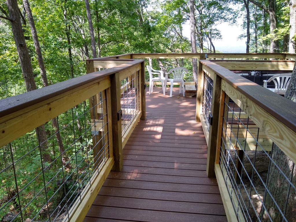 Another view of the deck, more centered