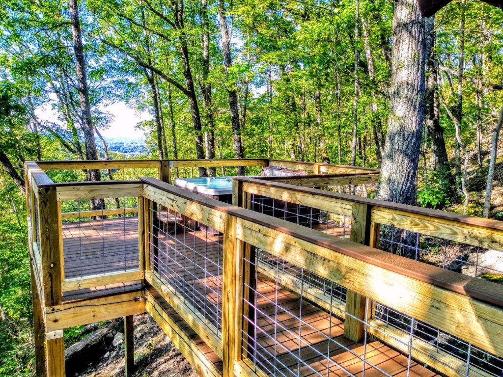 The deck in the sun light